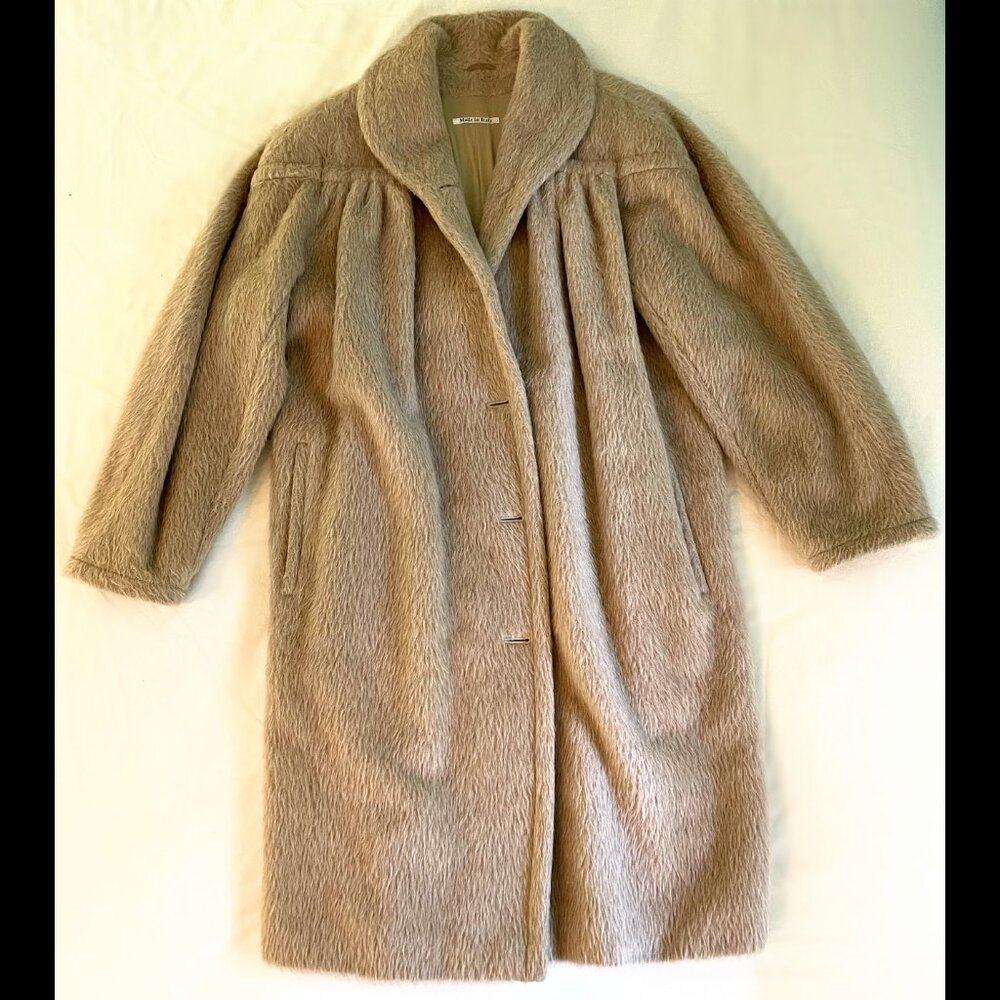 Max Mara Alpaca & Wool Vintage Coat - size 6 / EU 40